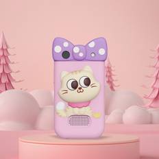 Plastic Interactive Toy Phones STOYOTU Children Phone HD Camera 48MP Alarm Clock
