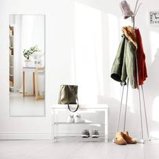 Hellängd Rektangulär Vägg Hellängdsspegel Med Fasad Kant 110 x 38 cm