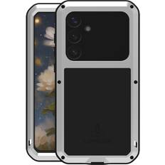 LOVE MEI Samsung Galaxy S25+ Powerful Hybridskal Silver