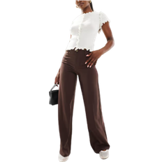 Bershka Tailored Trouser - Brown