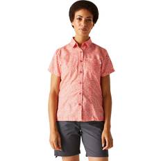 Orange Shirts Regatta Mindano VIII Short Sleeve Shirt - Cerise