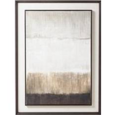 Canvas Framed Art Hill Interiors Moderno Linen Print Brown One Size Framed Art