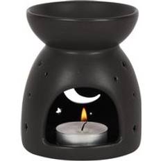 Oil Lamps Something Different Mystical Moon Cut Out Burner Black One Size Oil Lamp