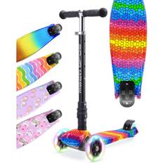 Boldcube Big Fold Crystal Rubix Three Wheel Scooter