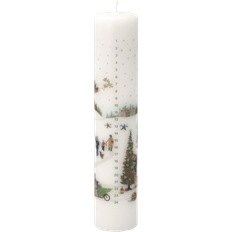 Adventslys Bastian Vinter Kalenderlys Hvid H25 cm Adventslys