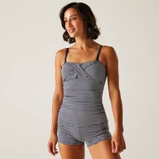 Blue - Women Tankinis Regatta Aceana III Tankini Top - Mid Navy