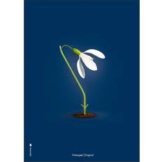 Brainchild Vintergaek-Morkebla 70 x 100 cm Plakat