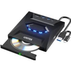 Optiska enheter Unitek Extern DVD CD Inspelare USB 5Gbps