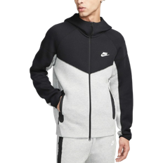 Nike Sportswear Tech Fleece Windrunner Men's Full-Zip Hoodie - Dark Grey Heather/Black/White
