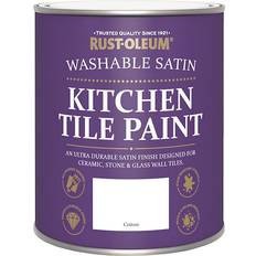 Rust-Oleum Cotton Satin Kitchen Tile Wall Paint Cotton 0.75L