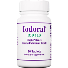 Potassium iodide Optimox Iodoral, High Potency Iodine, 12.5mg 90 pcs