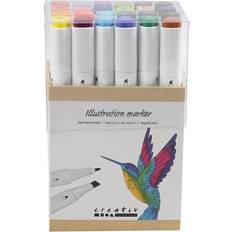 Creativ Company Twin Marker Filzstifte 24 pcs