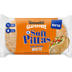 Warburtons Gluten Free Soft White Pittas 4pk 4pack