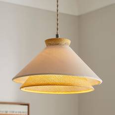 Dunelm Phuket Easy Fit Pendant - Cream Shade ∅ 30cm