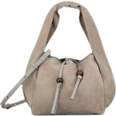 Mocka Handväskor Becksöndergaard Suede Veg Harper Bag - Porpoise Gray