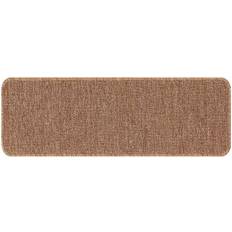 Polyester Trappmattor vidaXL Trappmattor Med Latexbakgrund 25x60 cm Gul Gul 25x60cm