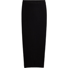 H&M Rib Knit Skirt - Black