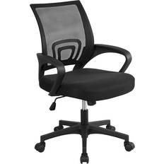 Yaheetech Mid-Back Mesh Swivel 97 cm H X 60.5 cm W X 60 cm D Office Chair 97cm