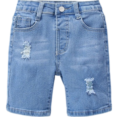 Shein Toddler Boys Ripped Denim Shorts
