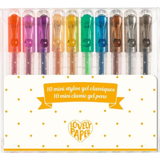 Gelpenne Djeco Lovely Paper 10 mini gelpenne Klassisk