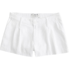 Hollister Livvy Low Rise Linen Blend Shorts - White