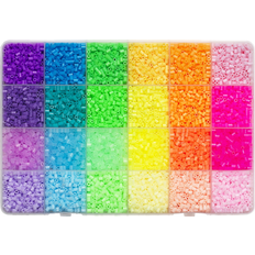 Mini perler Panduro Rørperler Mini Storpak Amazing 12000 Mini Perler i 24 Sommerfarver 2.5mm
