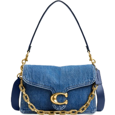 Coach Chain Tabby Shoulder Bag - Denim/Brass/Deep Blue