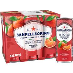 Aranciata Rossa Zero Läsk Burk 6x33cl