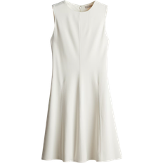 H&M Beige Kjole Med Vid Underdel - Beige
