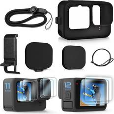 GoPro GoPro HERO12 Black Compatible Protective Set 11 Black 10 Black 9 Film Case
