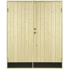 Kallförrådsdörr Vibostugan Kallförrådsdörr 15,3 20 Höger Rak Panel 10° Dubbeldörr Förrådsdörr (x)
