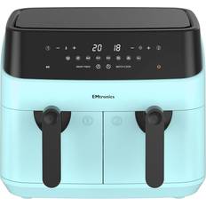 EMtronics EMAFDD9LAQ Double Basket Air Fryer 9 Litre
