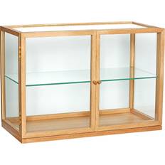 Hübsch Skab Hübsch Poetic Nature Display Beige Glass Cabinet
