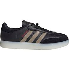 Cykelskor adidas Velosamba Leather Cyclist Shoes - Core Black/Cyber Metallic