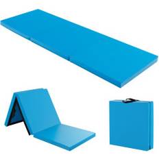 Golvskydd Cwy Vikbar Mjuk Golvmatta Med 2 Handtag Halkfri 180 x 60 x 5 cm Blå