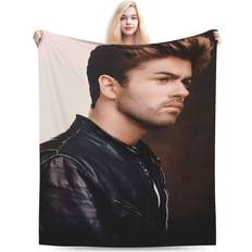 Temu Inspired Flannel Throw Blanket - Black & White Blankets