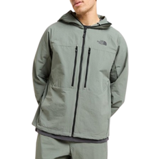 The North Face Men's Trishull Full Zip Windbreaker Jacket - Green/Agave Green