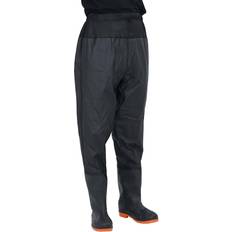 Black Wader Trousers vidaXL Waist Waders Med Støvler Str 44 Sort