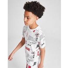 Jordan Tops Jordan Arc All Over Print T-Shirt Junior - White