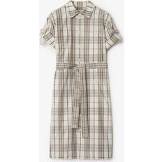 Burberry Dresses Burberry Buckle Short-Sleeve Shirtdress - Cotton IP
