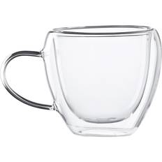 Dobbeltvægget Glas-Krus 2 Stk 24 cl