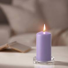 Lila LED-ljus IKEA Dagligen Blockljus Utan Doft Lila 14 cm LED-ljus