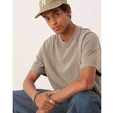 Abercrombie & Fitch Tops Abercrombie & Fitch Vintage Cropped Crew Neck T-Shirt Grey