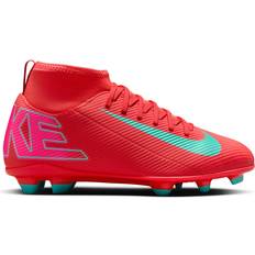 Nike Jr Superfly 10 Club FG/MG Fotbollssko - Ember Glow/Aurora Green