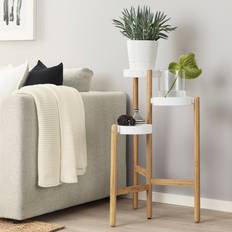 IKEA Satsumas Piedestal Bambu Vit 78 cm