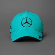 adidas Mercedes AMG Petronas Formula One Team Driver Cap Semi Mint Rush Black Adult L/XL