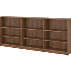 IKEA Billy Bokhyllekombination Brun Valnötsmönstrad 240 x 28 x 106 cm Bokhylla 106cm