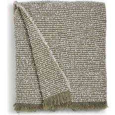 Churchgate Kibworth Boucle 130x180cm Sage Blankets Green, White (180x130cm)