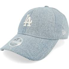 Caps New Era Los Angeles Dodgers Womens Acid Denim 9TWENTY Pale Blue White Dad Cap