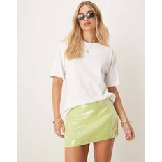 Paljetter Kläder Abercrombie & Fitch Skort Med Paljetter Limegrön